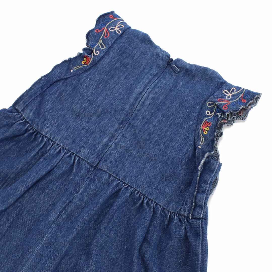 Chloe(クロエ)のChloe クロエ C9K219 ワンピース DENIM BLUE ブルー系 ベビー キッズ/ベビー/マタニティのベビー服(~85cm)(ワンピース)の商品写真