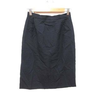 ダックス(DAKS)のダックス DAKS タイトスカート ひざ丈 ウール 67-93 紺 ネイビー(ひざ丈スカート)