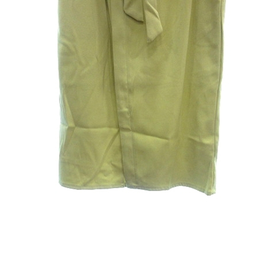 Rope' Picnic(ロペピクニック)のロペピクニック タイトスカート ミモレ ロング ウエストマーク 38 黄緑 レディースのスカート(ロングスカート)の商品写真