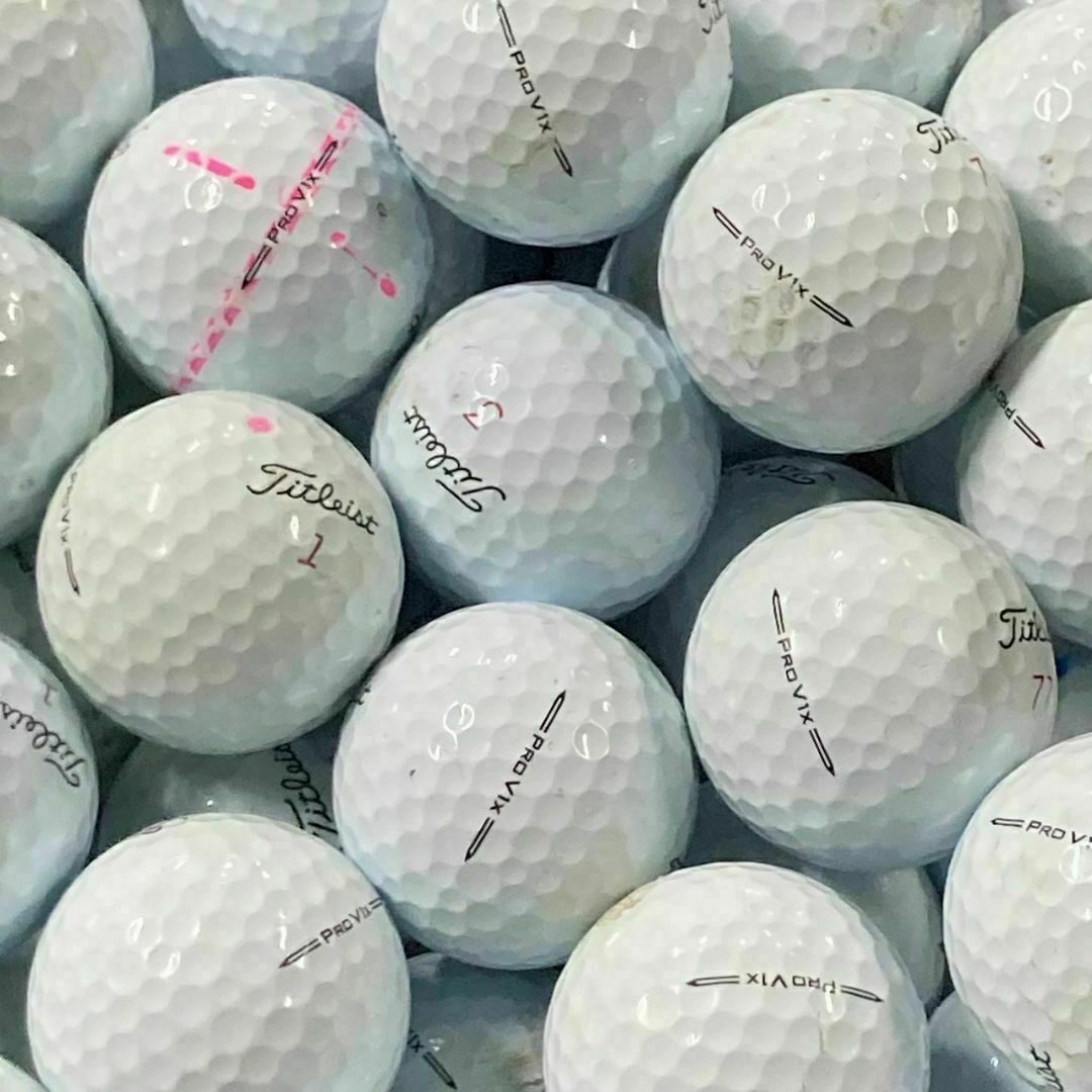 Titleist(タイトリスト)の230 ☆ロストボール タイトリストPRO V1x 2023年ホワイト 20球B スポーツ/アウトドアのゴルフ(その他)の商品写真