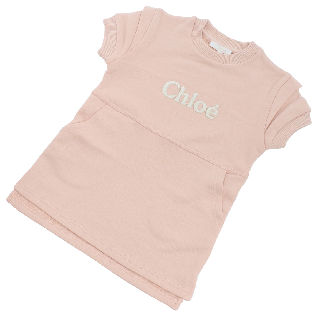 Chloe(クロエ)のChloe クロエ C12900 ワンピース PINK WASHED PINK ピンク系 ベビー キッズ/ベビー/マタニティのベビー服(~85cm)(ワンピース)の商品写真