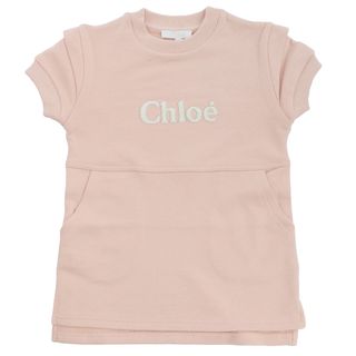 クロエ(Chloe)のChloe クロエ C12900 ワンピース PINK WASHED PINK ピンク系 ベビー(ワンピース)