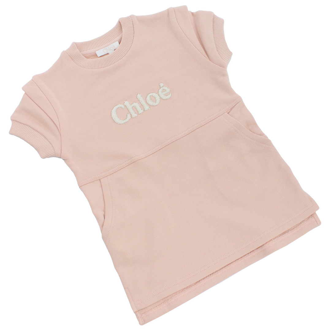 Chloe(クロエ)のChloe クロエ C12900 ワンピース PINK WASHED PINK ピンク系 ベビー キッズ/ベビー/マタニティのベビー服(~85cm)(ワンピース)の商品写真