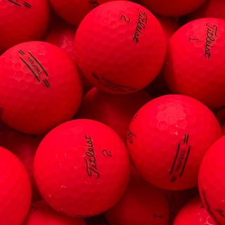 タイトリスト(Titleist)の232 ☆ロストボール タイトリスト TRUFEELマットレッド 20球A+AB(その他)