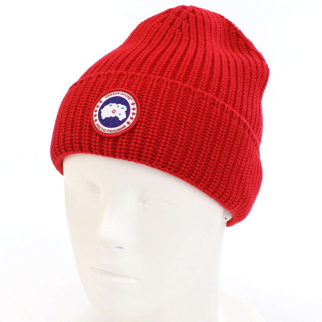 CANADA GOOSE(カナダグース)のCANADA GOOSE カナダグース ARCTIC DISC RIB TOQUE 5026M ニットキャップ RED レッド系 ユニセックス レディースの帽子(ニット帽/ビーニー)の商品写真