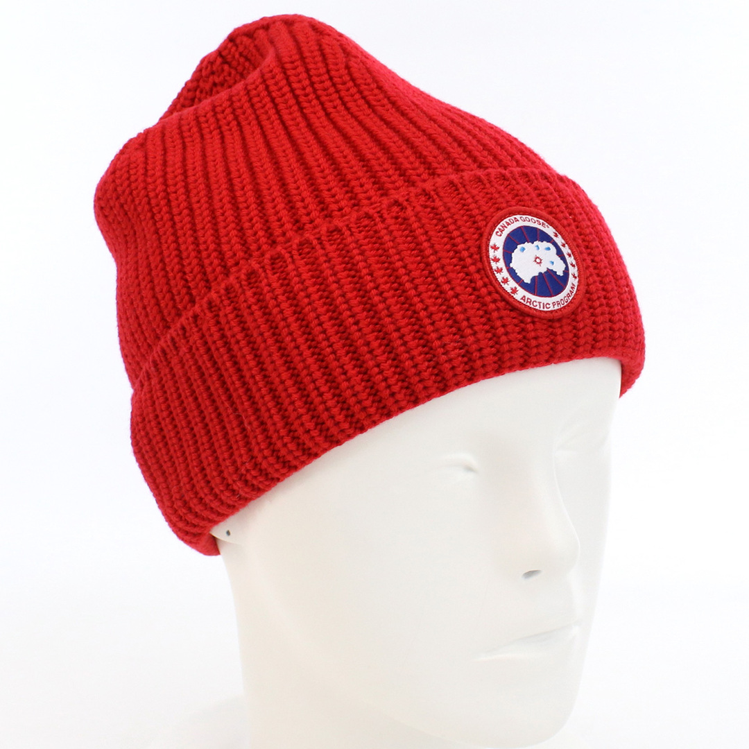 CANADA GOOSE(カナダグース)のCANADA GOOSE カナダグース ARCTIC DISC RIB TOQUE 5026M ニットキャップ RED レッド系 ユニセックス レディースの帽子(ニット帽/ビーニー)の商品写真