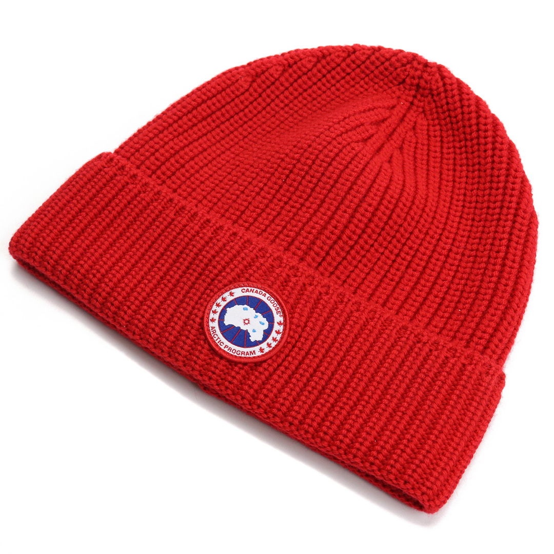 CANADA GOOSE(カナダグース)のCANADA GOOSE カナダグース ARCTIC DISC RIB TOQUE 5026M ニットキャップ RED レッド系 ユニセックス レディースの帽子(ニット帽/ビーニー)の商品写真