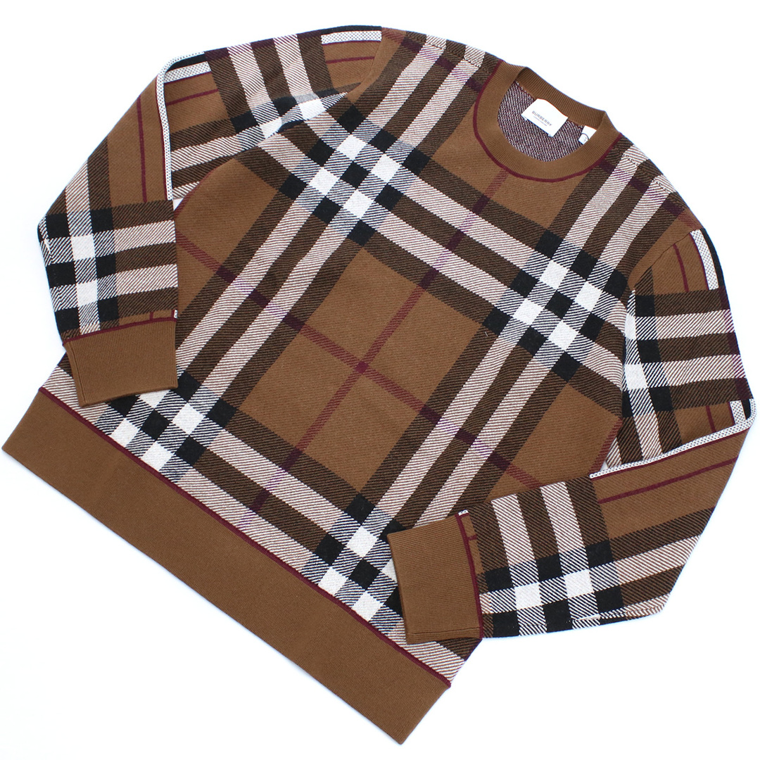 BURBERRY(バーバリー)のBURBERRY バーバリー 8058524 ニット DARK BIRCH BROWN　ブラウン系 マルチカラー レディース レディースのトップス(ニット/セーター)の商品写真