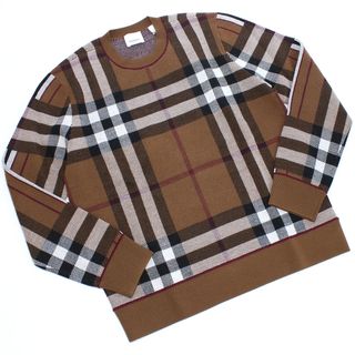 バーバリー(BURBERRY)のBURBERRY バーバリー 8058524 ニット DARK BIRCH BROWN　ブラウン系 マルチカラー レディース(ニット/セーター)