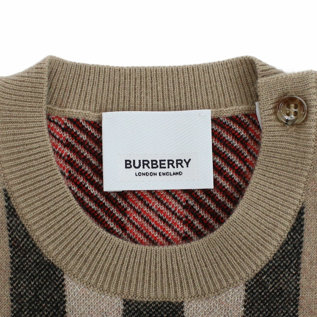 BURBERRY(バーバリー)のBURBERRY バーバリー 8057797 ニット ARCHIVE BEIGE IP CHK マルチカラー ベビー キッズ/ベビー/マタニティのベビー服(~85cm)(ニット/セーター)の商品写真