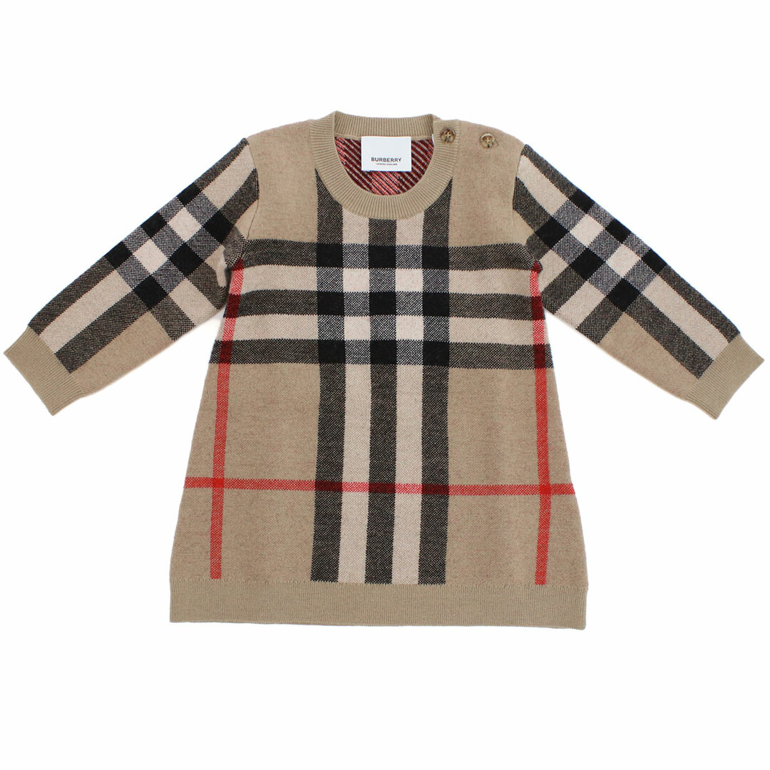 BURBERRY(バーバリー)のBURBERRY バーバリー 8057797 ニット ARCHIVE BEIGE IP CHK マルチカラー ベビー キッズ/ベビー/マタニティのベビー服(~85cm)(ニット/セーター)の商品写真