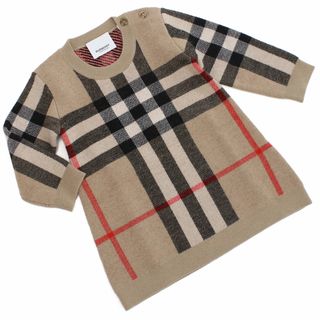 バーバリー(BURBERRY)のBURBERRY バーバリー 8057797 ニット ARCHIVE BEIGE IP CHK マルチカラー ベビー(ニット/セーター)