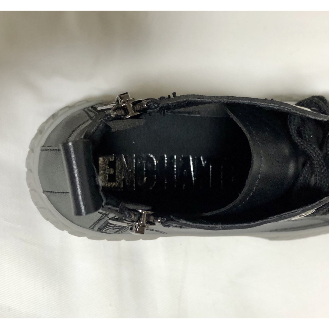 enchanted(エンチャンテッド)の未使用美品✨ENCHANTED ダブルファスナー厚底スニーカー ブラック レディースの靴/シューズ(スニーカー)の商品写真