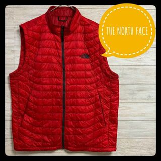 ザノースフェイス(THE NORTH FACE)の★レア★ノースフェイス ✈︎キルティングダウンベスト　刺繍ロゴ　サーモボール(ダウンベスト)