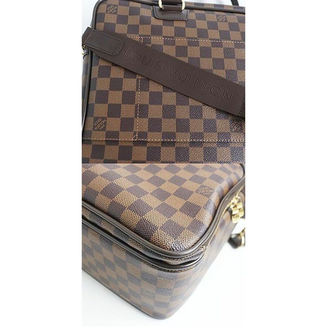 極美品□LOUIS VUITTON/ルイヴィトン N23252 ダミエ イカール ゴールド金具 2WAY ブリーフケース/ショルダーバッグ ブラウン 仏製 鍵付き