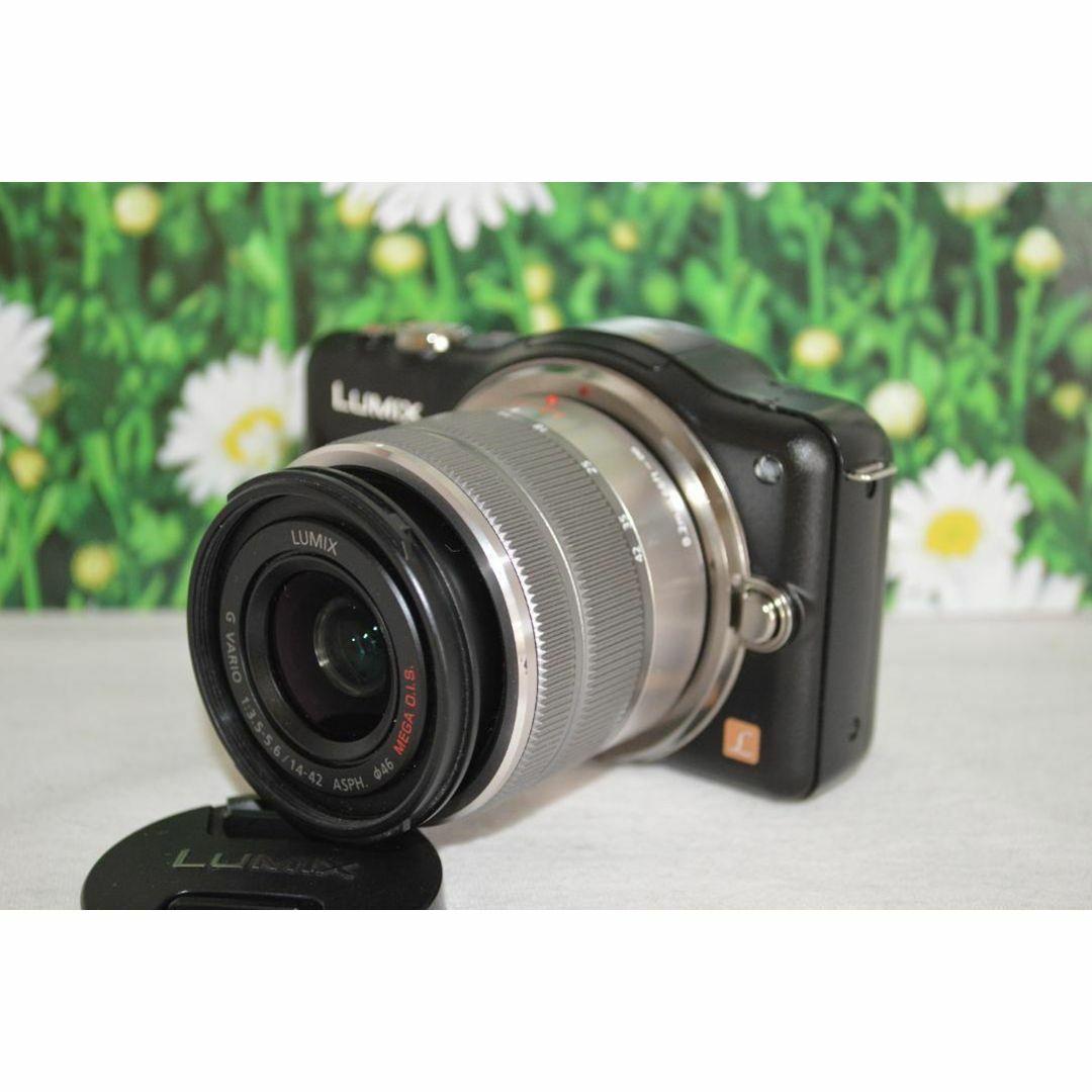 Panasonic(パナソニック)の極美品❤️LUMIX DMC-GF3❤️高画質❤️フルHD動画❤️コンパクト❤️ スマホ/家電/カメラのカメラ(ミラーレス一眼)の商品写真