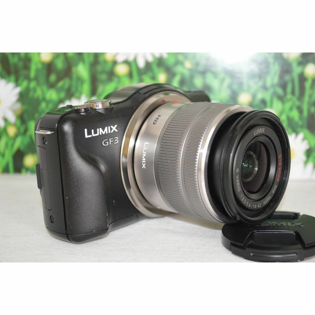 Panasonic(パナソニック)の極美品❤️LUMIX DMC-GF3❤️高画質❤️フルHD動画❤️コンパクト❤️ スマホ/家電/カメラのカメラ(ミラーレス一眼)の商品写真