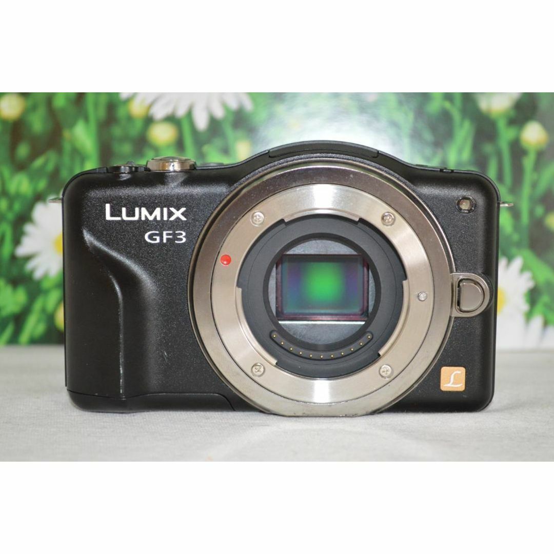 Panasonic(パナソニック)の極美品❤️LUMIX DMC-GF3❤️高画質❤️フルHD動画❤️コンパクト❤️ スマホ/家電/カメラのカメラ(ミラーレス一眼)の商品写真