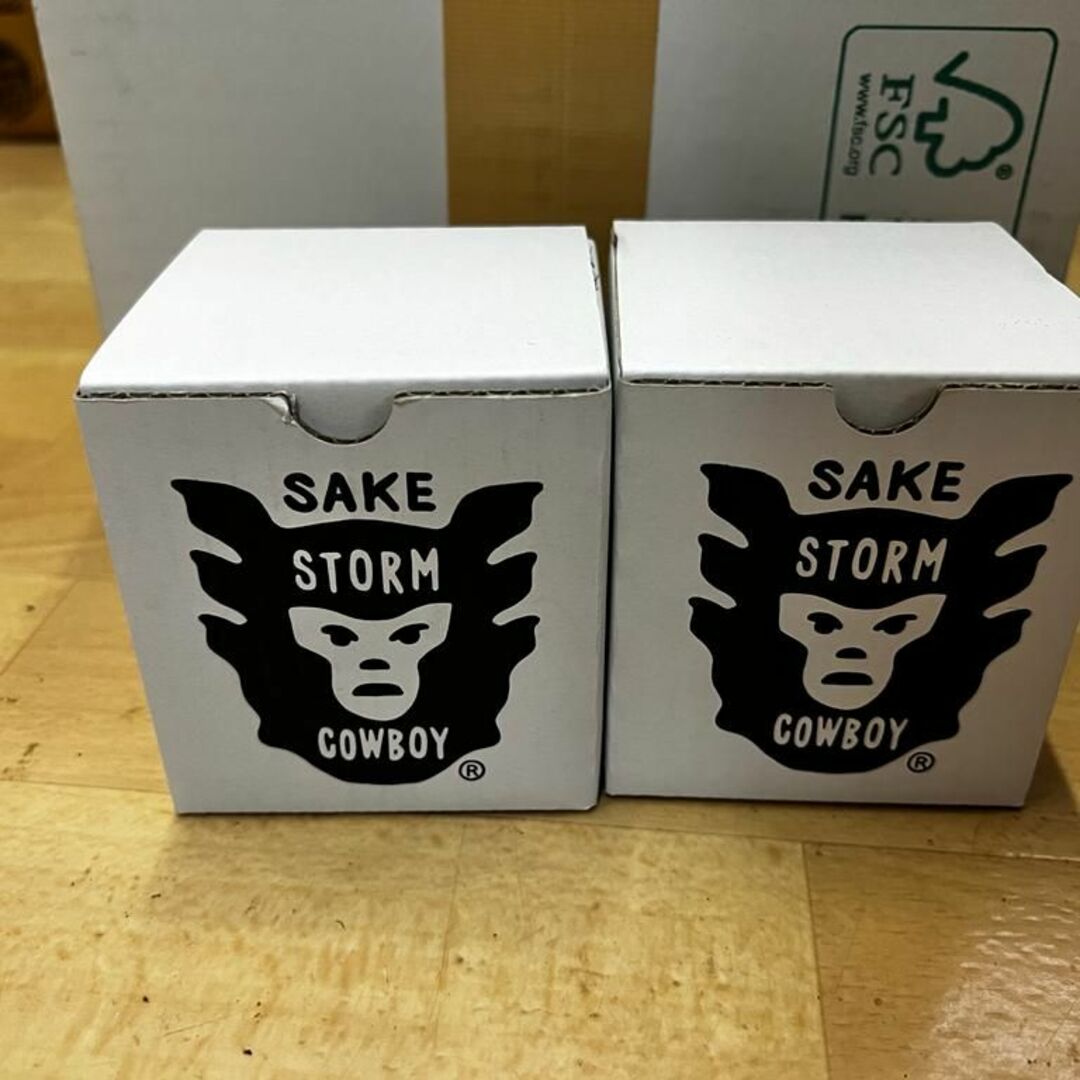 HUMAN MADE(ヒューマンメイド)の未開封 SAKE STORM COWBOY 限定おちょこ　お猪口　複数あり  インテリア/住まい/日用品のキッチン/食器(グラス/カップ)の商品写真