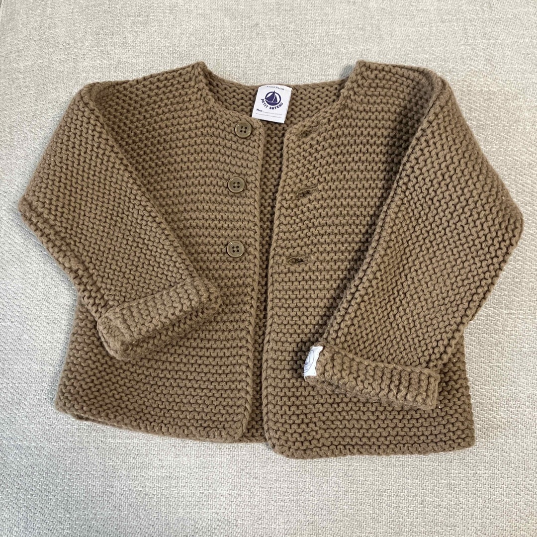 プチバトー PETIT BATEAU ベビー カーディガン 1２Ｍ ７４cm