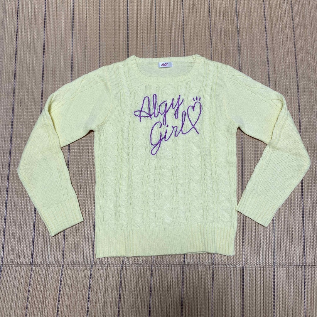 ALGY(アルジー)の女の子 150 秋冬服 まとめ売り キッズ/ベビー/マタニティのキッズ服女の子用(90cm~)(Tシャツ/カットソー)の商品写真