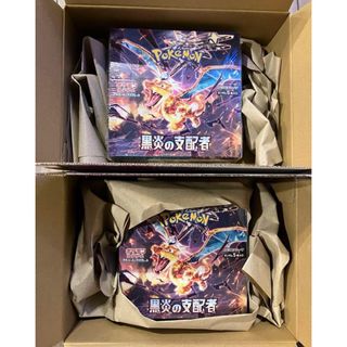 ポケモン(ポケモン)のポケモンカード　黒炎の支配者　シュリンク付き　2BOX(Box/デッキ/パック)