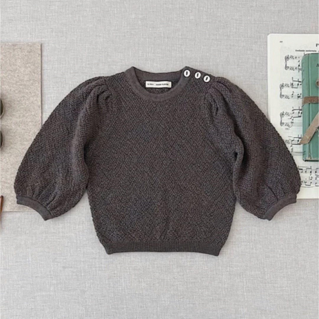 キッズ/ベビー/マタニティ新品　soor  ploom agnes sweater 6Y mineral