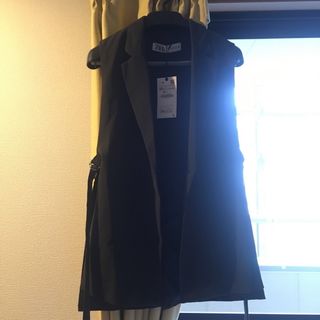 ザラ(ZARA)の新品　ZARA ジレ　ベスト　おしゃれ　トレンド(ベスト/ジレ)