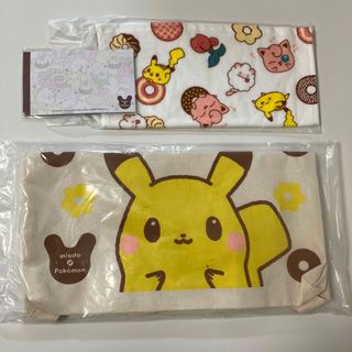 ポケモン(ポケモン)の【新品未使用】ノベルティ　トートバック　タオル　メモ帳　ミスド　非売品(ノベルティグッズ)