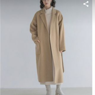 美品☆アパートバイローリーズ☆casheep ロングコート☆キャメル☆M☆
