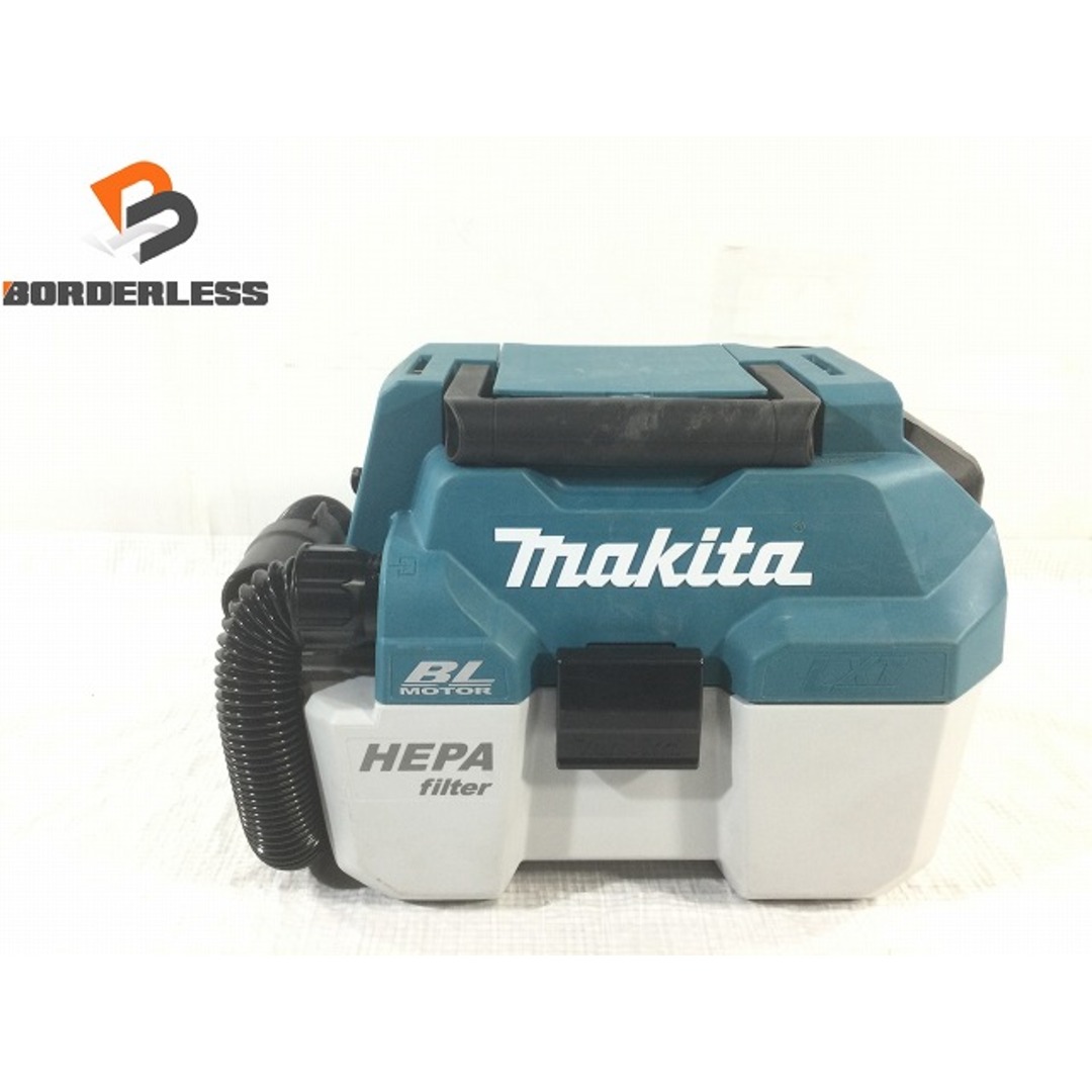 自動車/バイク☆品☆makita マキタ 18V 乾湿両用 業務用 充電式集じん機 VC750D 本体のみ 掃除機/クリーナー 81131