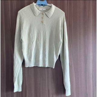 スライ(SLY)のエマスライ　HENRY COLLAR KNIT TOPS(ニット/セーター)