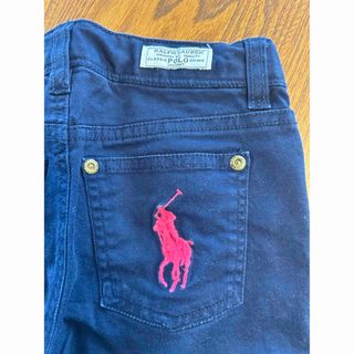 ポロラルフローレン(POLO RALPH LAUREN)のポロラルフローレン チノパン　長ズボン　パンツ キッズ　子供　ネイビー　120(パンツ/スパッツ)