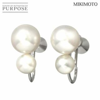 MIKIMOTO ミキモト シルバー イヤリング パール約6.3mm/約6.2mm 3.4g ネジ式 レディース