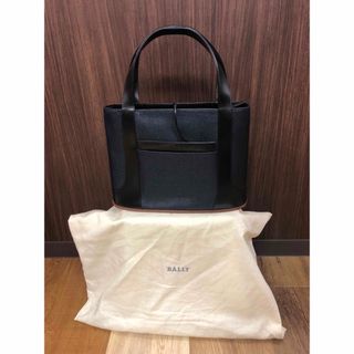 BALLY　バリー　Bロゴ キャンバス ハンドバッグ　赤紺　トートバッグ