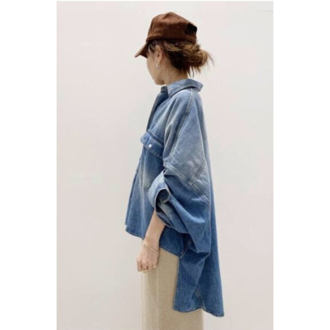 【R13/アールサーティーン】OVERSIZE DENIM SHIRT