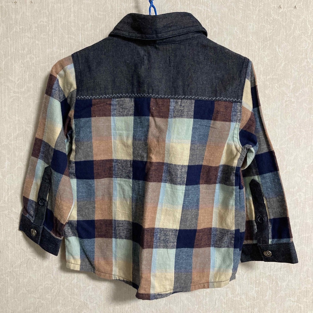 西松屋(ニシマツヤ)のウェスタンシャツ　boy 100センチ キッズ/ベビー/マタニティのキッズ服男の子用(90cm~)(Tシャツ/カットソー)の商品写真