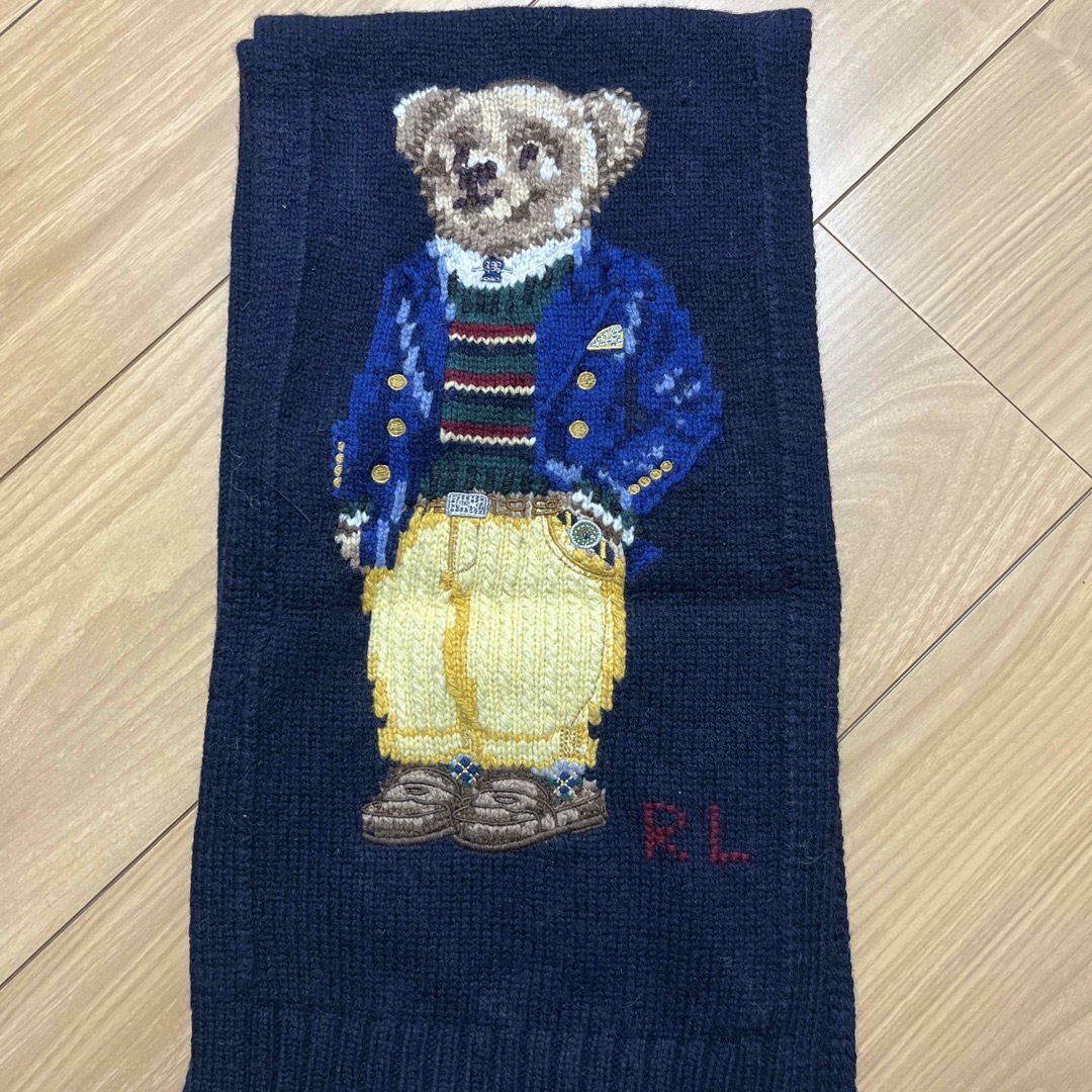 POLO RALPH LAUREN(ポロラルフローレン)の大人気　ポロベアマフラー レディースのファッション小物(マフラー/ショール)の商品写真