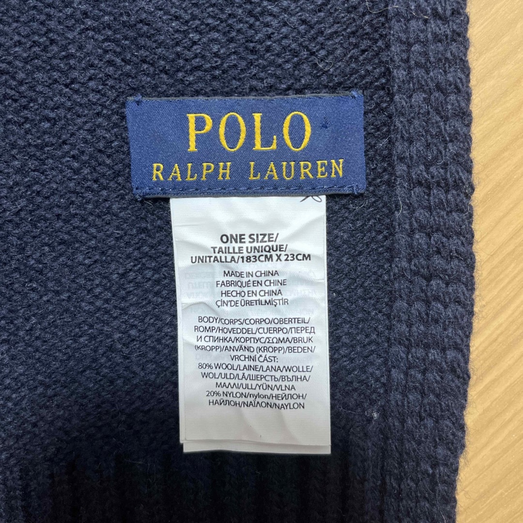 POLO RALPH LAUREN(ポロラルフローレン)の大人気　ポロベアマフラー レディースのファッション小物(マフラー/ショール)の商品写真