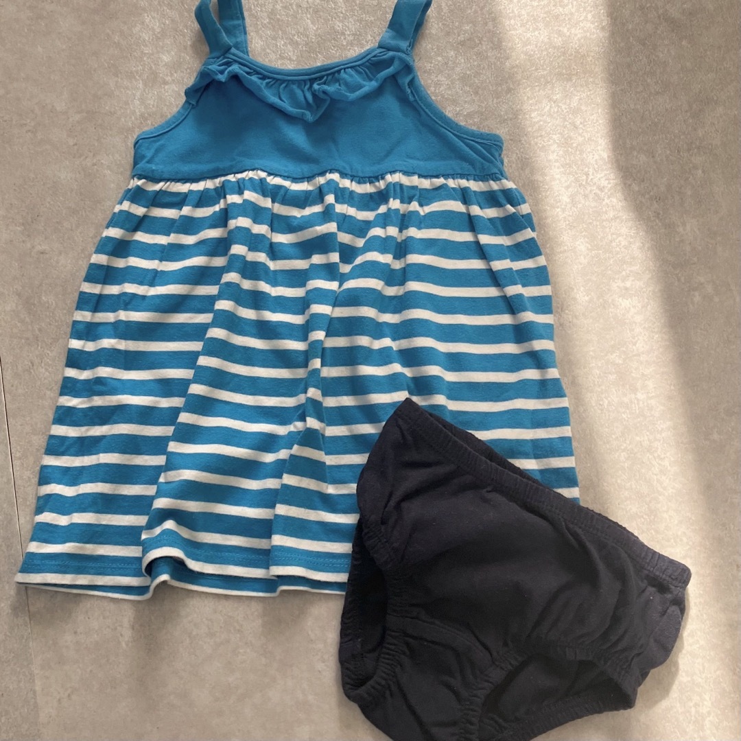 babyGAP(ベビーギャップ)のbaby GAP 80キャミワンピとブルマ キッズ/ベビー/マタニティのベビー服(~85cm)(ワンピース)の商品写真