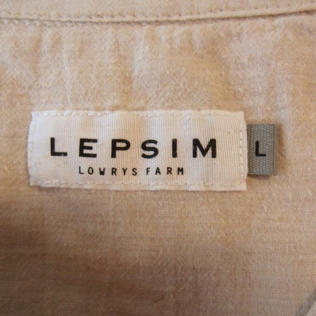 LEPSIM(レプシィム)のLEPSIM／レプシィム　ゆったりサイズのコットンワンピース レディースのワンピース(ひざ丈ワンピース)の商品写真