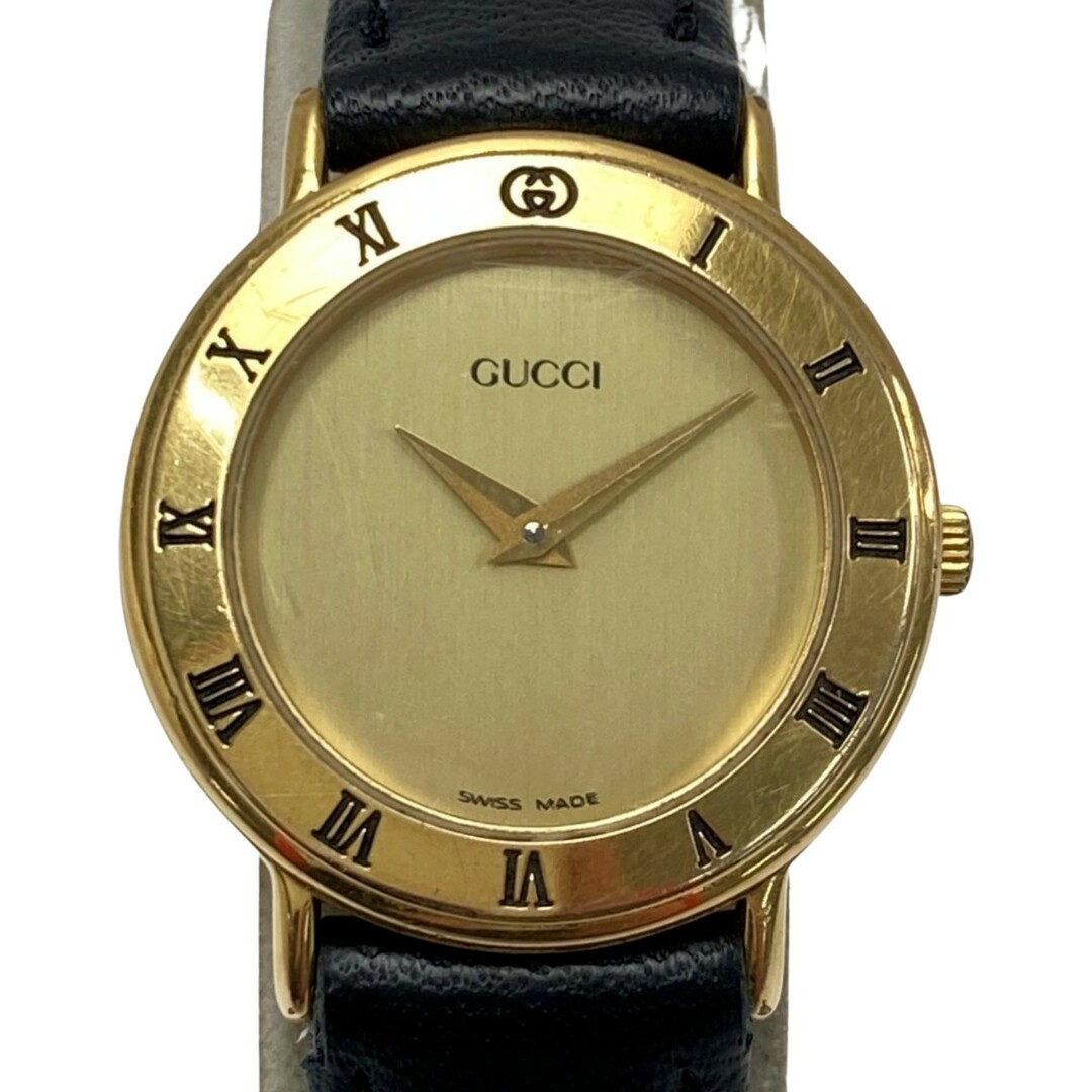 Gucci - GUCCI グッチ GP 3000.2.L ゴールド文字盤 クォーツ