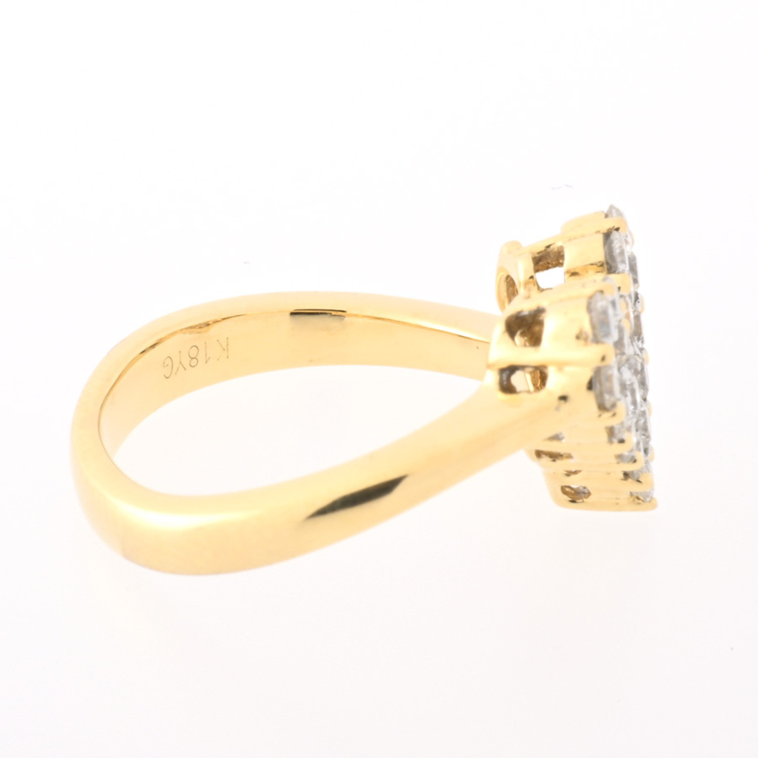 K18YG   ダイヤモンド リング  ハート　D=0.50ct　#04 【中古】 商品番号 69889 レディースのアクセサリー(リング(指輪))の商品写真