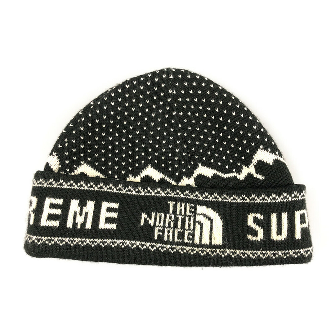 supreme×The North Face ビーニー 黒