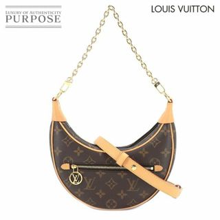 LOUIS VUITTON ルイヴィトン ハンドバッグ ルーピングMM モノグラム M51146 ブラウン ゴールド金具 美品  56793