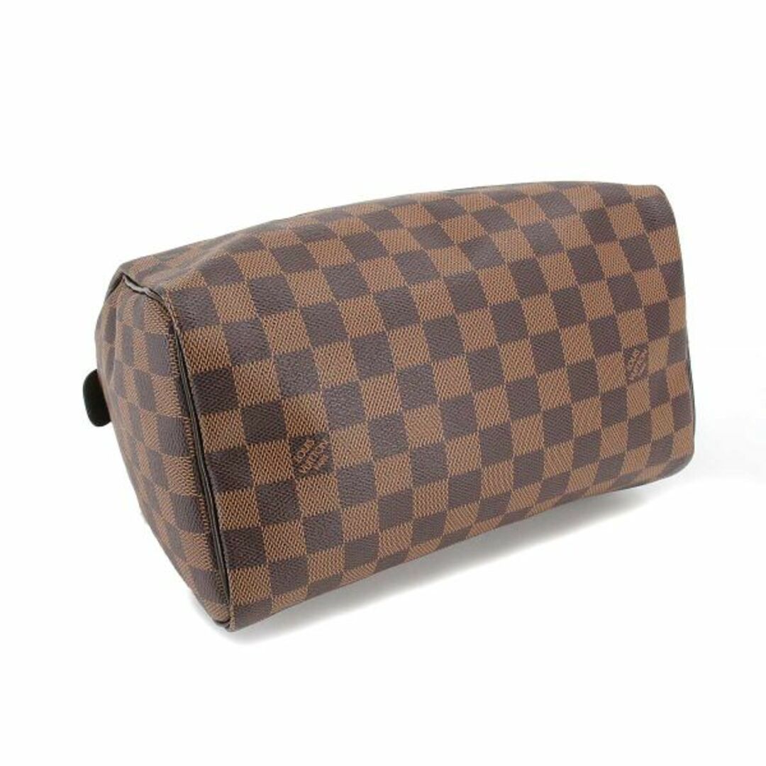 未使用 展示品 ルイ ヴィトン LOUIS VUITTON ダミエ スピーディ 25 ハンド バッグ エベヌ ブラウン N41532 ゴールド 金具 VLP 90212674