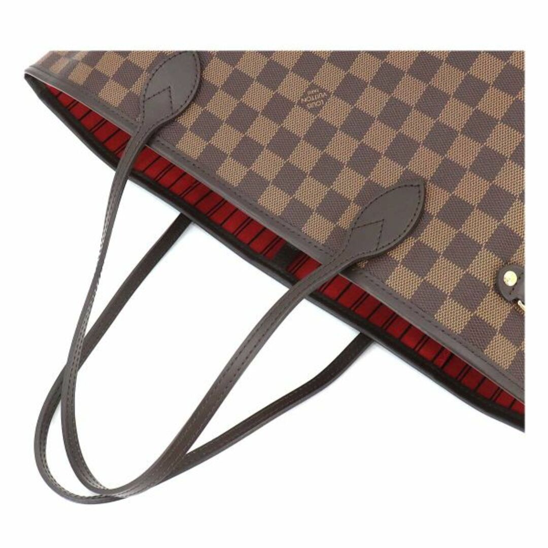 未使用 展示品 ルイ ヴィトン LOUIS VUITTON ダミエ ネヴァーフル MM トート バッグ エベヌ スリーズ N41358 RFID  ゴールド 金具 VLP 90213107