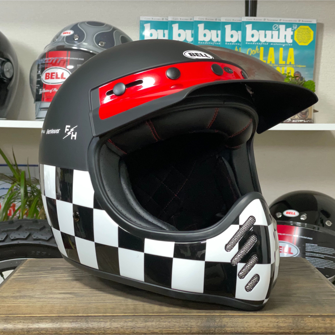 BELL - BELL moto-3 ベル モト3 オフロードヘルメット チェッカーズ/M