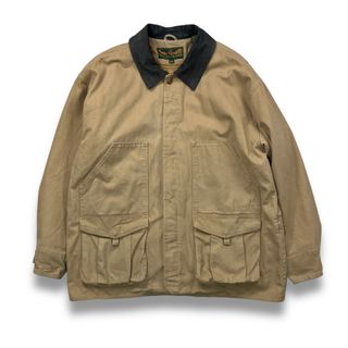 ティンバーランド(Timberland)の00s ティンバーランド ヴィンテージハンティングジャケット ダック 襟レザー(ミリタリージャケット)