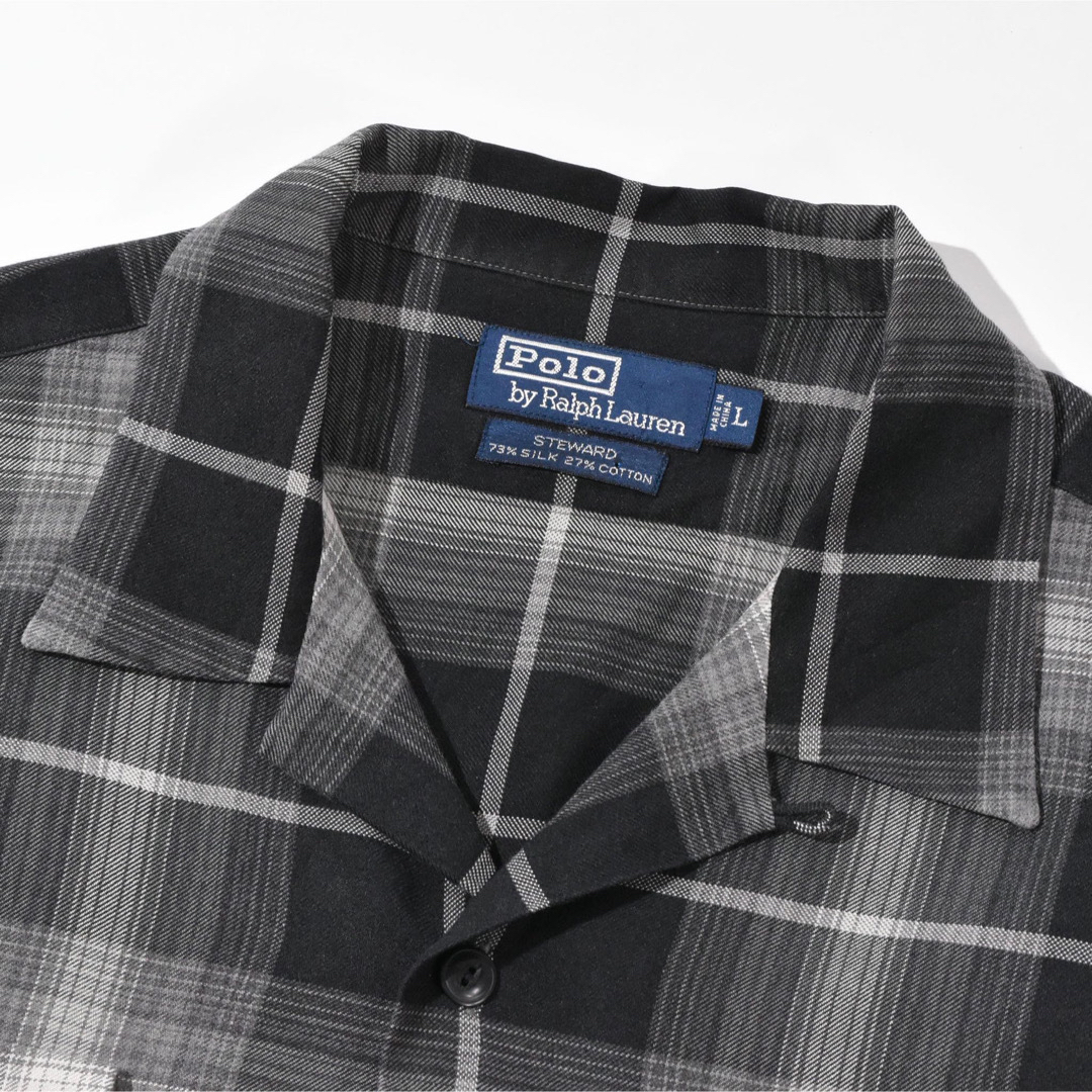 POLO RALPH LAUREN - 90s Polo Ralph Lauren Shirt STEWARD Lの POLO RALPH LAUREN - 90s Polo Ralph Lauren Shirt STEWARD Lの